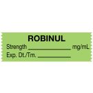 Anesthesia Tape, Robinul mg/mL, 1-1/2" x 1/2"
