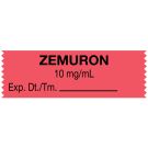Anesthesia Tape, Zemuron 10 mg/mL, 1-1/2" x 1/2"