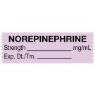 Anesthesia Tape, Norepinephrine mg/mL, 1-1/2" x 1/2"