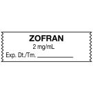 Anesthesia Tape, Zofran 2mg/mL, 1-1/2" x 1/2"