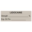 Anesthesia Tape, Lidocaine %, 1-1/2" x 1/2"
