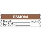 Anesthesia Tape, Esmolol mcg/mL,  1-1/2" x 1/2"