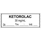 Anesthesia Tape, Ketorolac 30 mg/mL DTI 1-1/2" x 1/2"