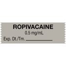 Anesthesia Tape, Ropivacaine 0.5 mg/mL, 1-1/2" x 1/2"