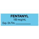 Anesthesia Tape, Fentanyl 100 mcg/mL,  1-1/2" x 1/2"