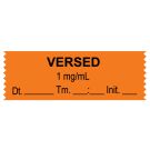 Anesthesia Tape, Versed 1 mg/mL, Date Time Initial, 1-1/2" x 1/2"