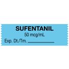 Anesthesia Tape, Sufentanil 50 mcg/mL/mL,  1-1/2" x 1/2"