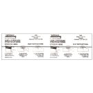 Unishield Clear Label Protector, 3-1/2" x 2-1/32"