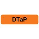 Vaccine Label, DTaP, 1-1/4" x 5/16"