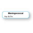 Vaccine Label, Meningococcal, 1-1/4" x 5/16"
