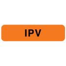 Vaccine Label, IPV, 1-1/4" x 5/16"