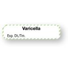 Vaccine Label, Varicella, 1-1/4" x 5/16"