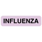 Vaccine Label, Influenza, 1-1/4" x 5/16"