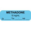 Anesthesia Label, Methadone 10 mg/mL DTI 1-1/2" x 1/2"