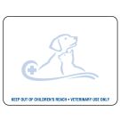 Dog & Cat Rx Thermal Label for Dymo Labelwriter Printers, 2-1/8" x 2-3/4"