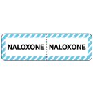Naloxone IV Line Identification Label, 3" x 7/8"