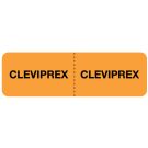 Cleviprex IV Line Identification Label, 3" x 7/8"