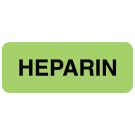 Medication ID Label, Heparin  2 1/4" x 7/8