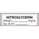 Anesthesia Tape, Nitroglycerine mcg/mL, 1-1/2" x 1/2"