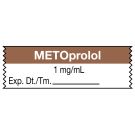 Anesthesia Tape, Metoprolol 1mg/mL, 1-1/2" x 1/2"
