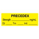 Anesthesia Tape, Precedex mg/mL 1-1/2" x 1/2"