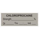 Anesthesia Tape, Chloroprocaine %, Date Time Initial, 1-1/2"x 1/2"