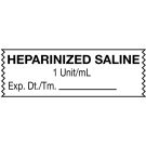 Anesthesia Tape, Heparinized Saline 1 Unit/mL , 1-1/2" x 1/2"