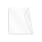 Unishield Clear Label Protector, 1-1/4" x 2-1/2"