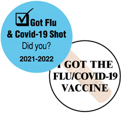 Covid or Flu Sticker