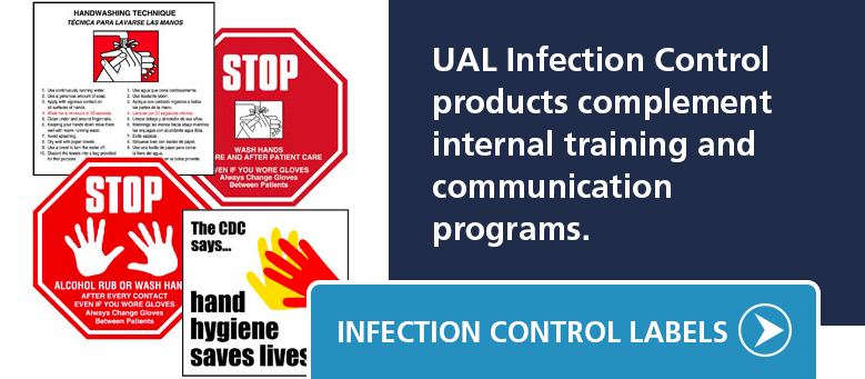 Infection Control Labels from UAL