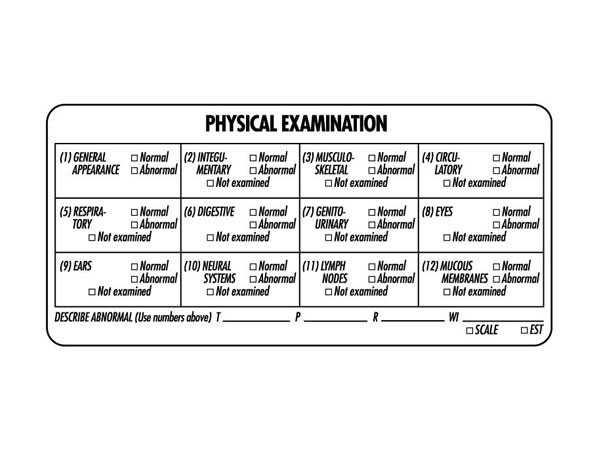 Exam Consent Labels