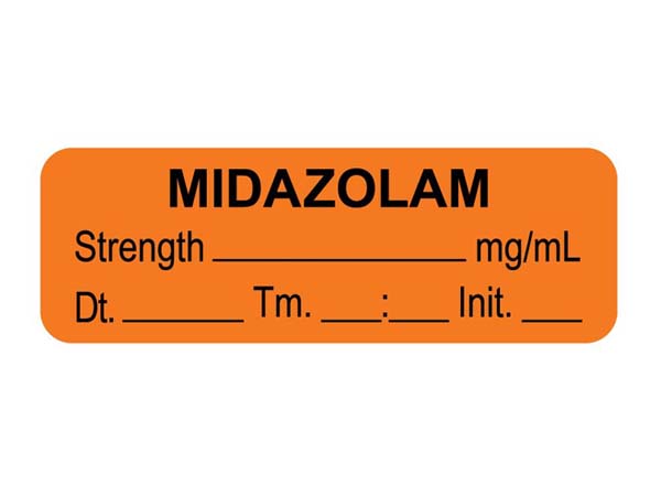 anesthesia labels and tape