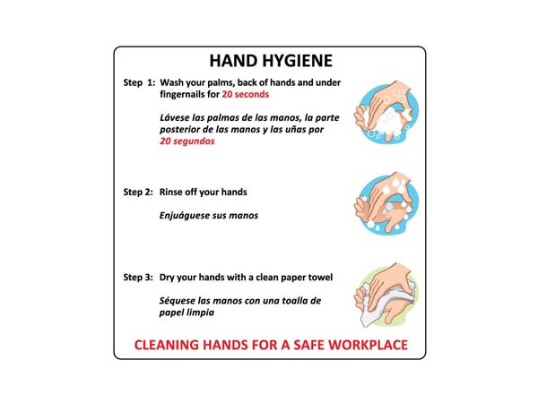 Hand Hygiene/PPE Labels