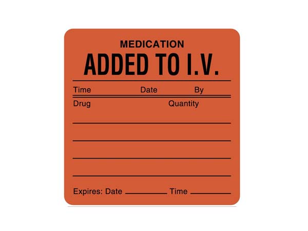 Medication Added Labels