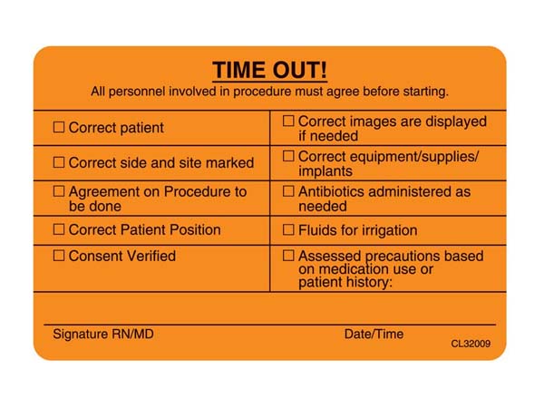 SURGERY LABELS