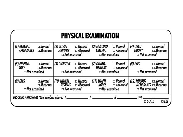 Examination Consent Labels