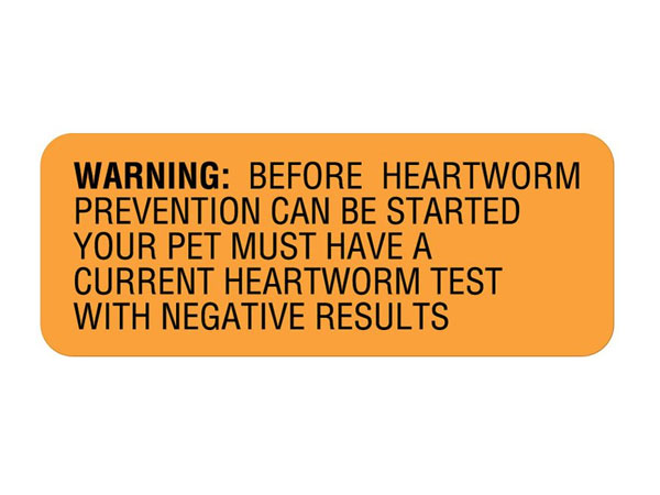 Heartworm Labels
